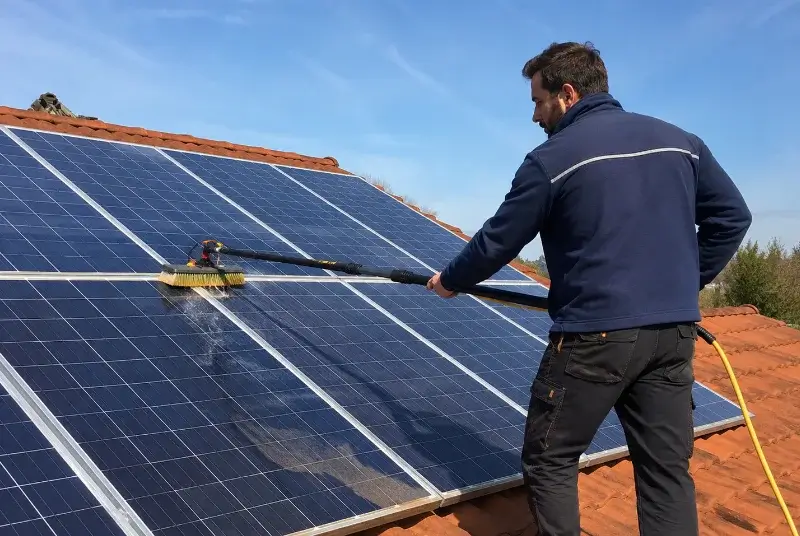 Nettoyage et entretien de panneaux solaires à Lagnieu